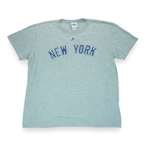 Majestic New York T-Shirt Men's  Aaron Judge‎ #99 Short Sleeve MLB Gray XL